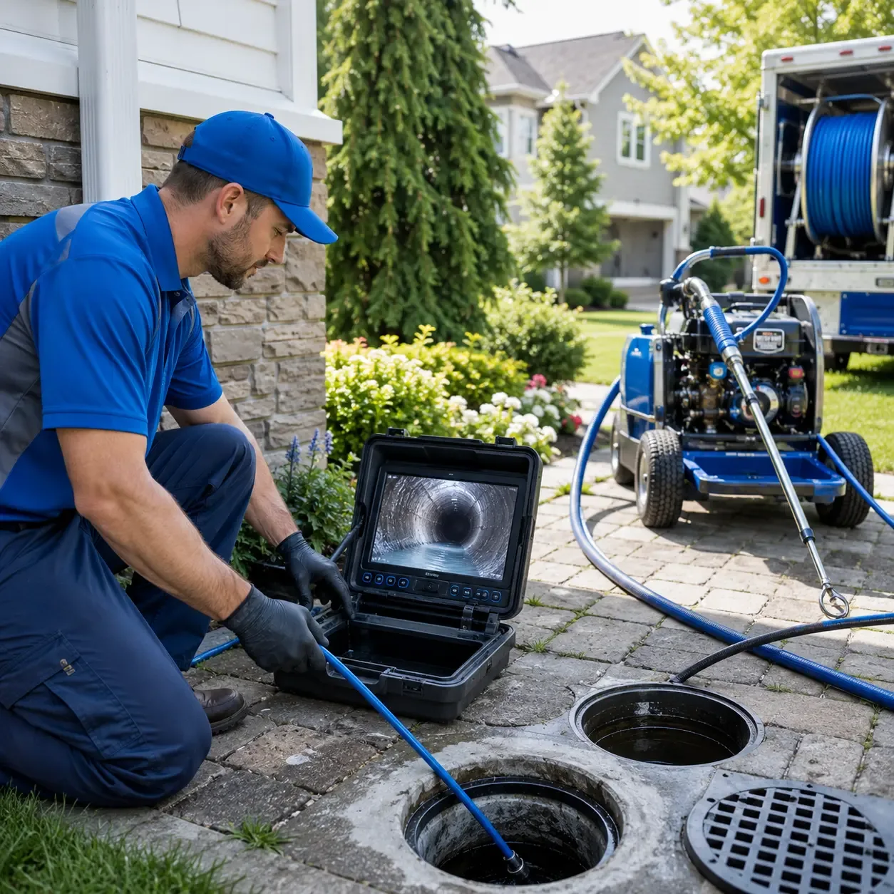 Outdoor drain cleaning professionals serving Pittsfield, NH